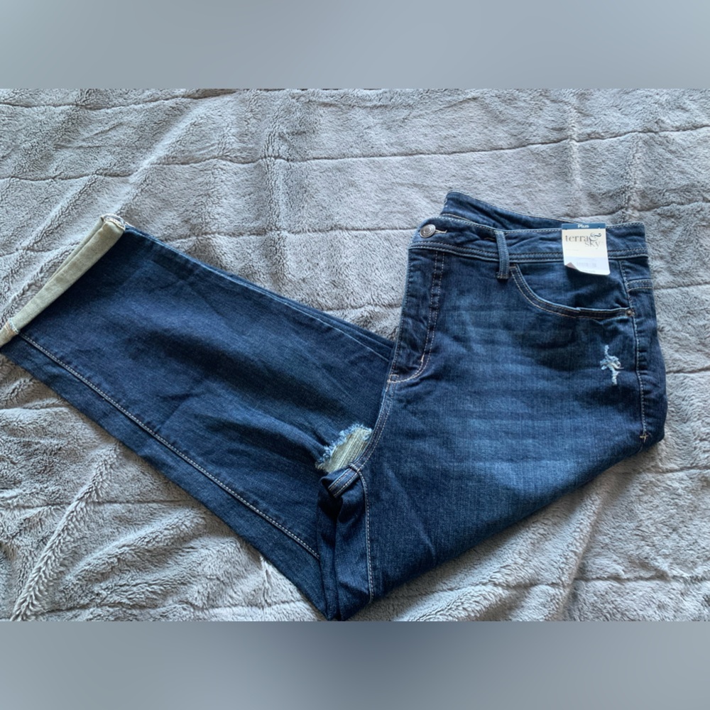 3/$30 Terra and Sky Jeans ankle Size 18W